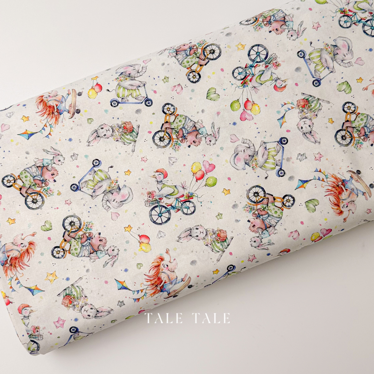 美國品牌棉布-動物單車之旅-米-WSKR05750-E-$420瑪-5