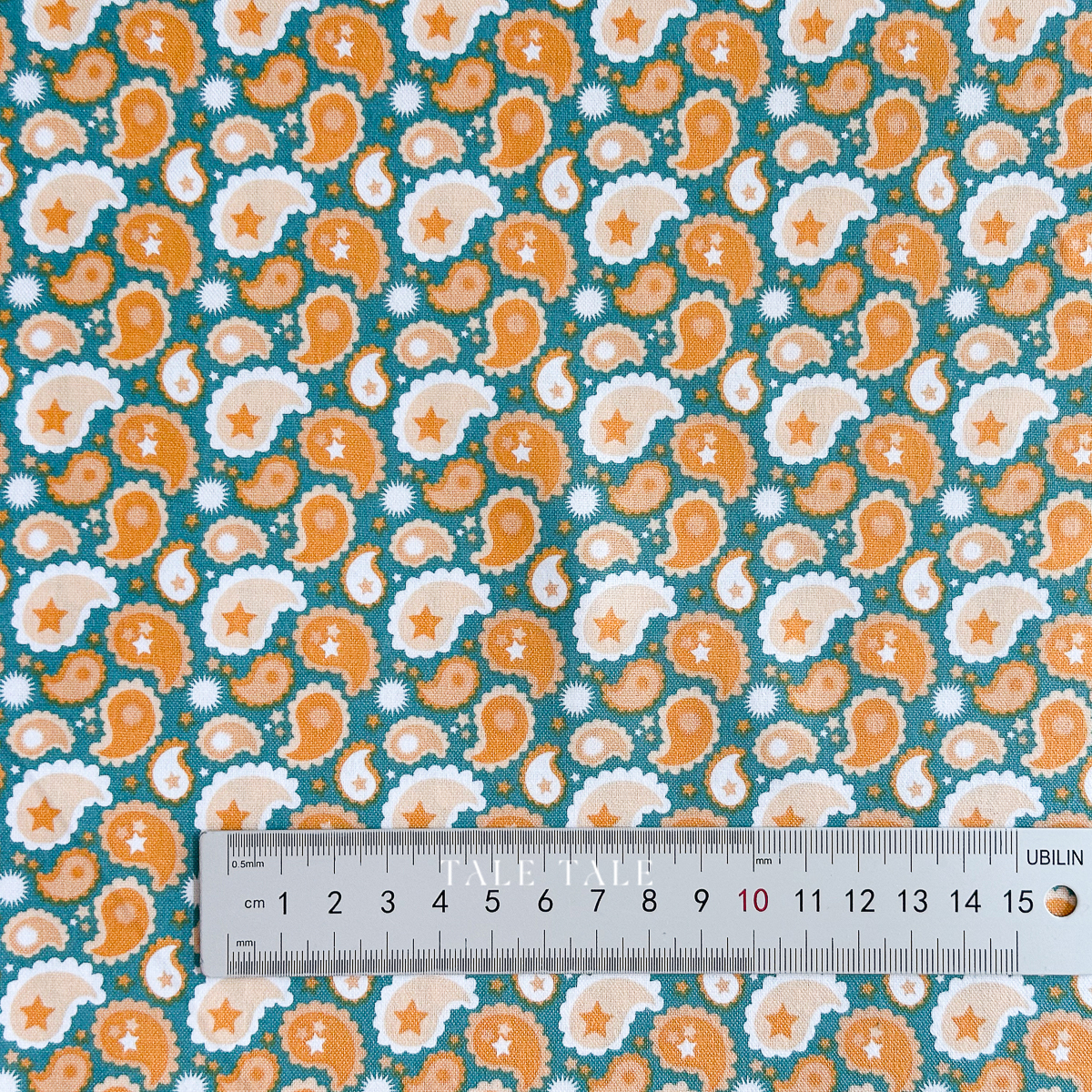 美國品牌棉布-星星佩斯理-綠-CW24820-$205半碼-6