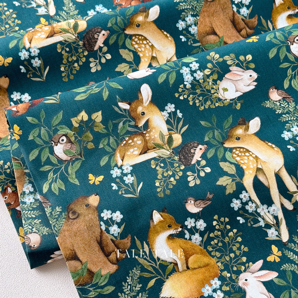 美國品牌棉布-動物童話-ST-DNS2308-IRON-$195半碼-3