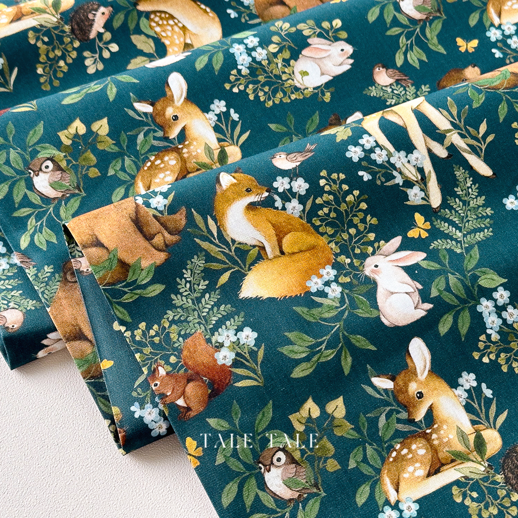 美國品牌棉布-動物童話-ST-DNS2308-IRON-$195半碼-4