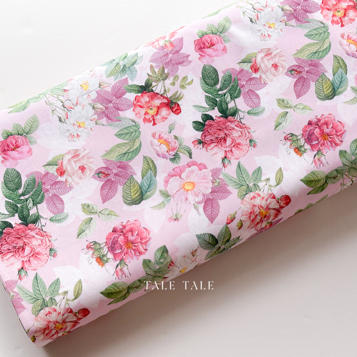 美國品牌棉布-花散芳華-粉-DDC11703-PINK-$215半碼-8