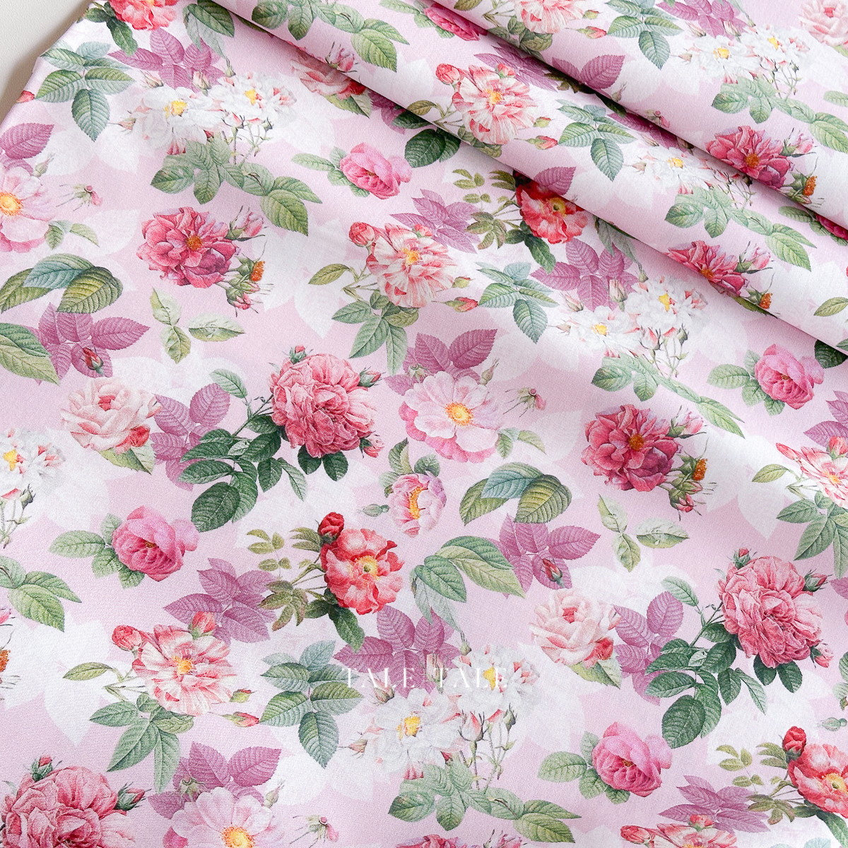 美國品牌棉布-花散芳華-粉-DDC11703-PINK-$215半碼-6