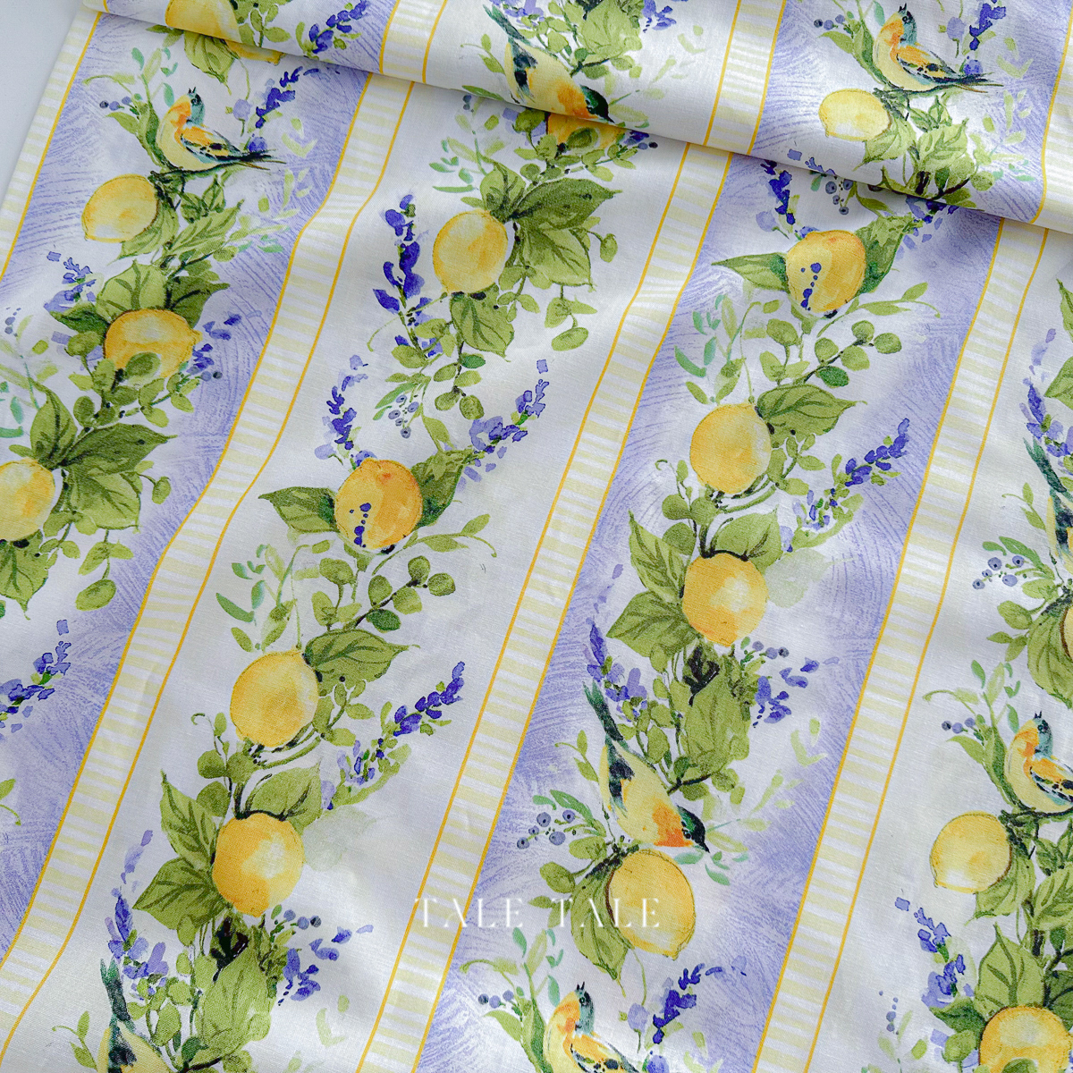 美國品牌棉布-檸夏奏鳴曲-邊條-39881-615-6