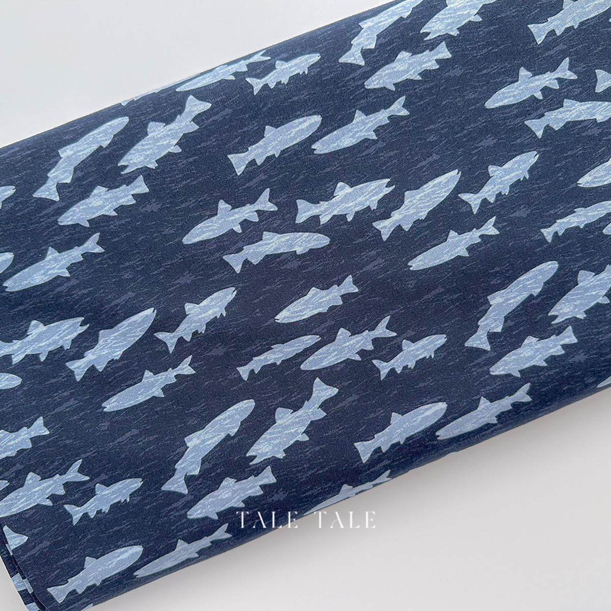 美國品牌棉布-魚群遨遊-藍底 (0704快閃-29)-21765-444-2