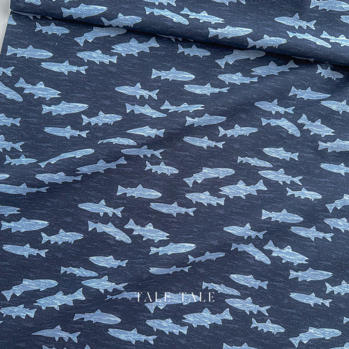 美國品牌棉布-魚群遨遊-藍底 (0704快閃-29)-21765-444-6