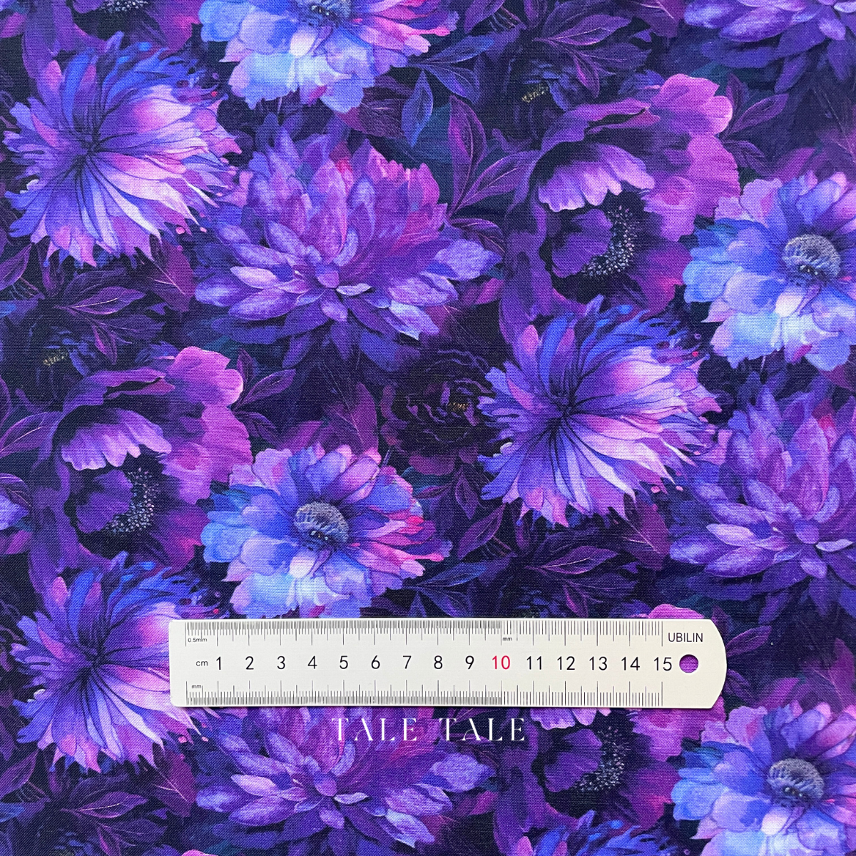 美國品牌棉布-夢紫魅影-NATURE-CD3893-VIOLET-3