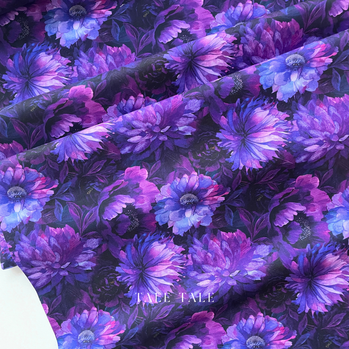 美國品牌棉布-夢紫魅影-NATURE-CD3893-VIOLET-1