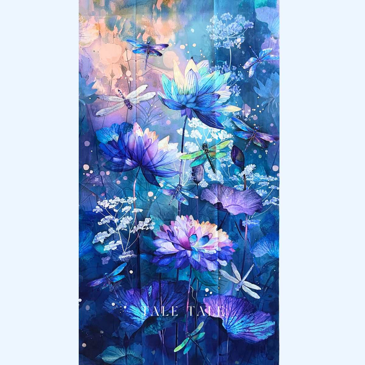 美國品牌棉布-庭花眷戀(60公分一片)-PANEL-CD3891-MULTI-1