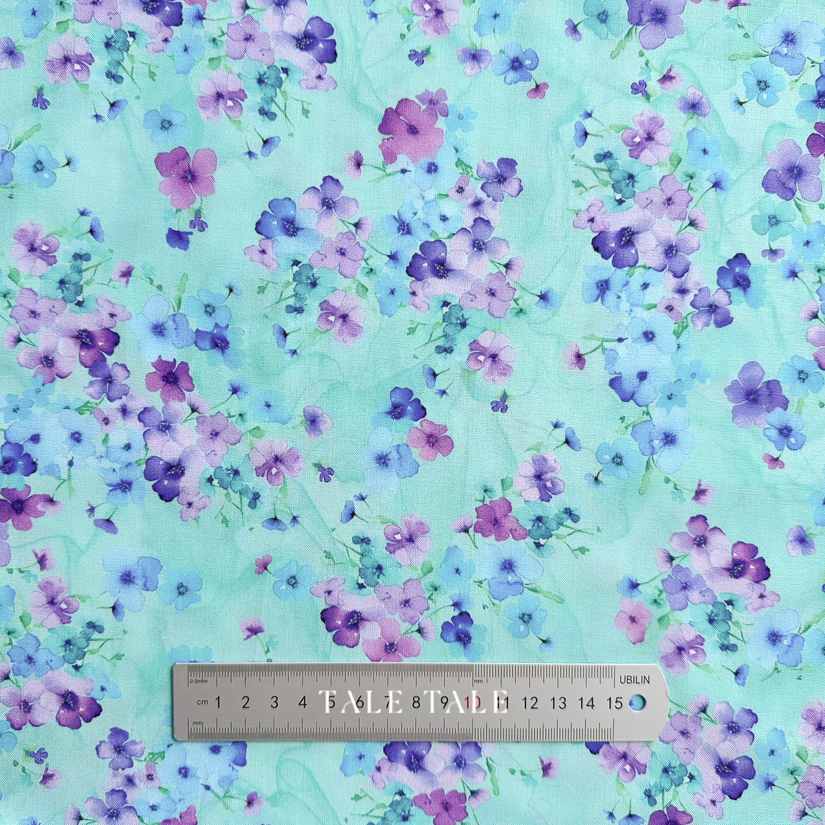 美國品牌棉布-清淺水香-FLORA-CD3584-AQUA-2