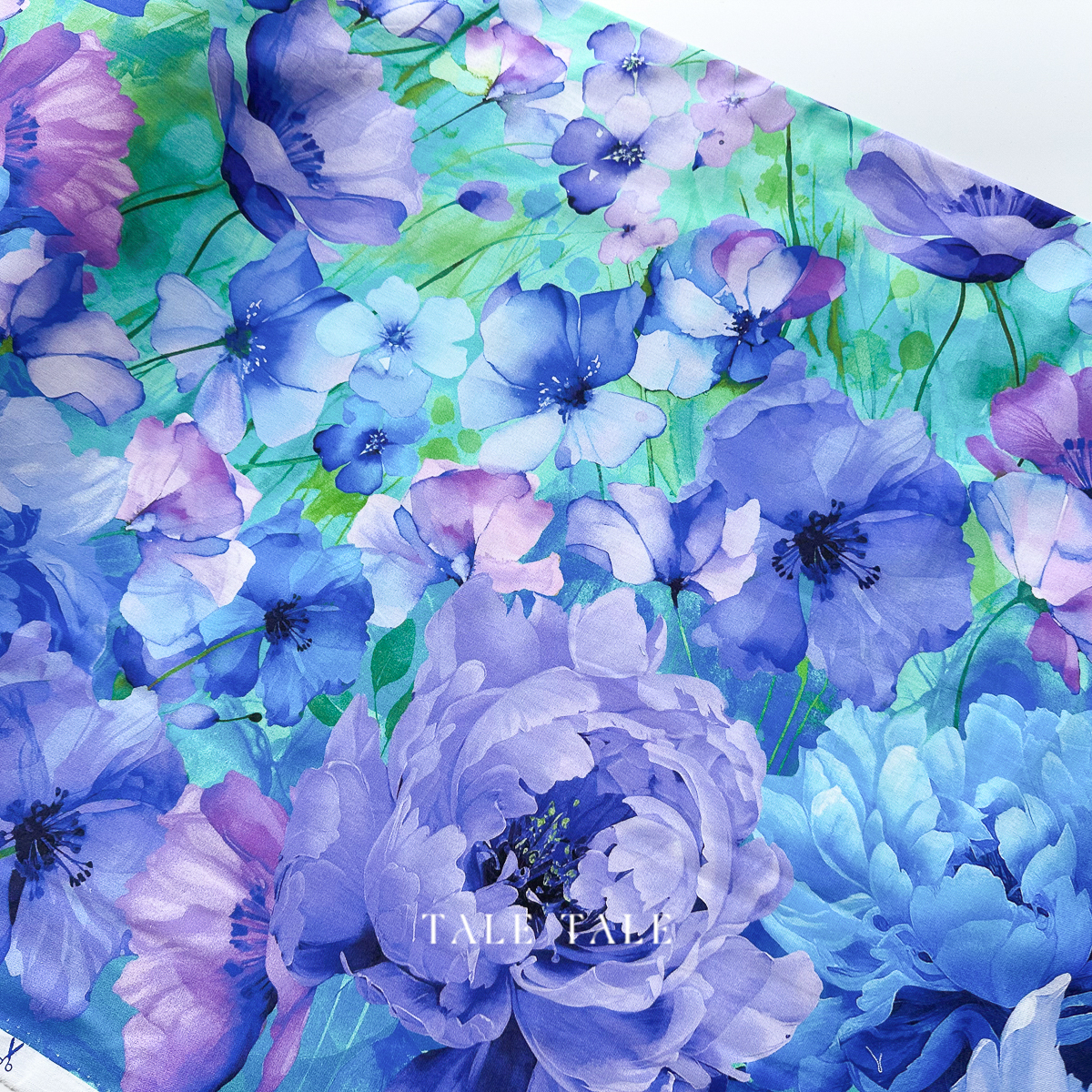 美國品牌棉布-水鄉浮艷(60公分一片)-PANEL-CD3580-MULTI-6