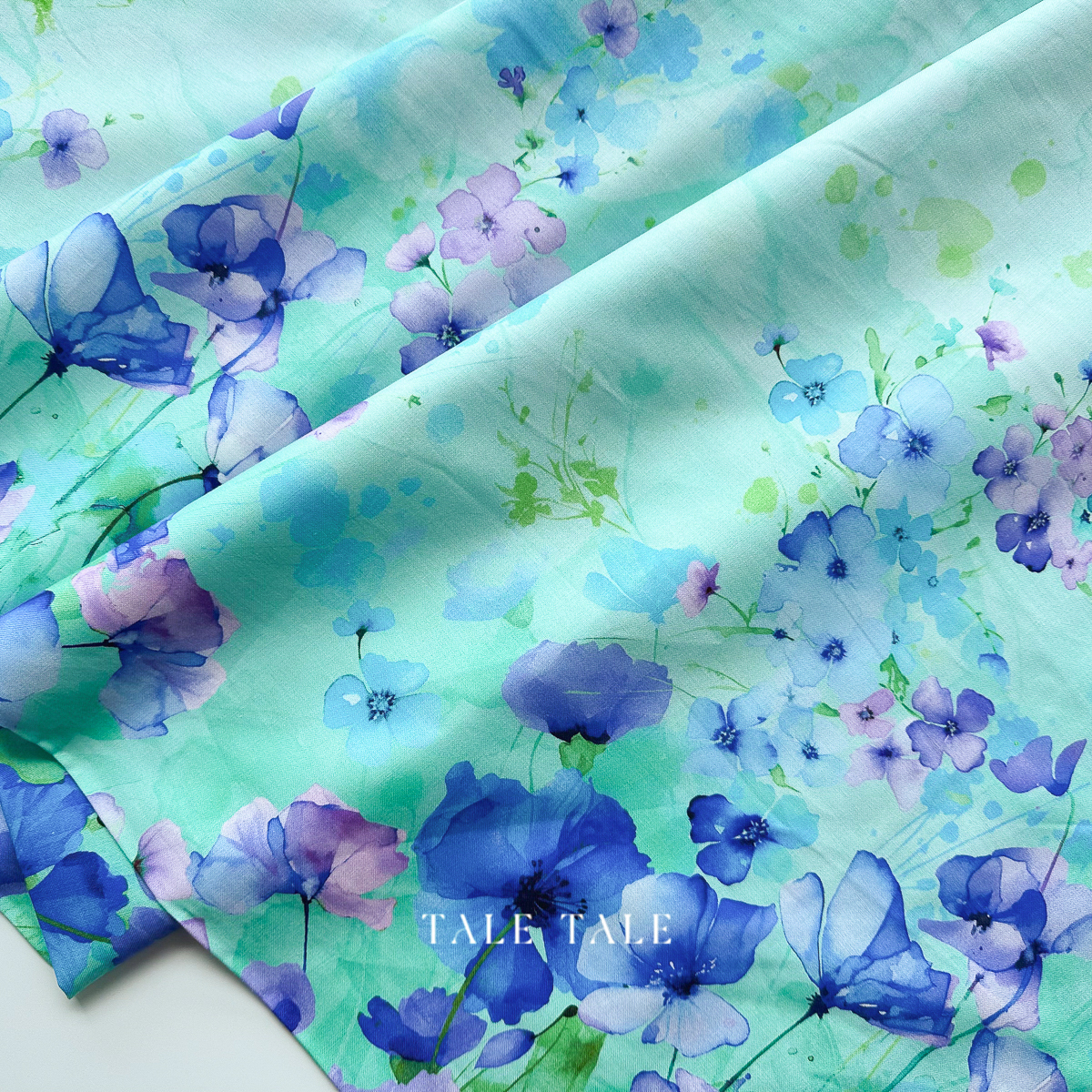 美國品牌棉布-水鄉浮艷(60公分一片)-PANEL-CD3580-MULTI-8