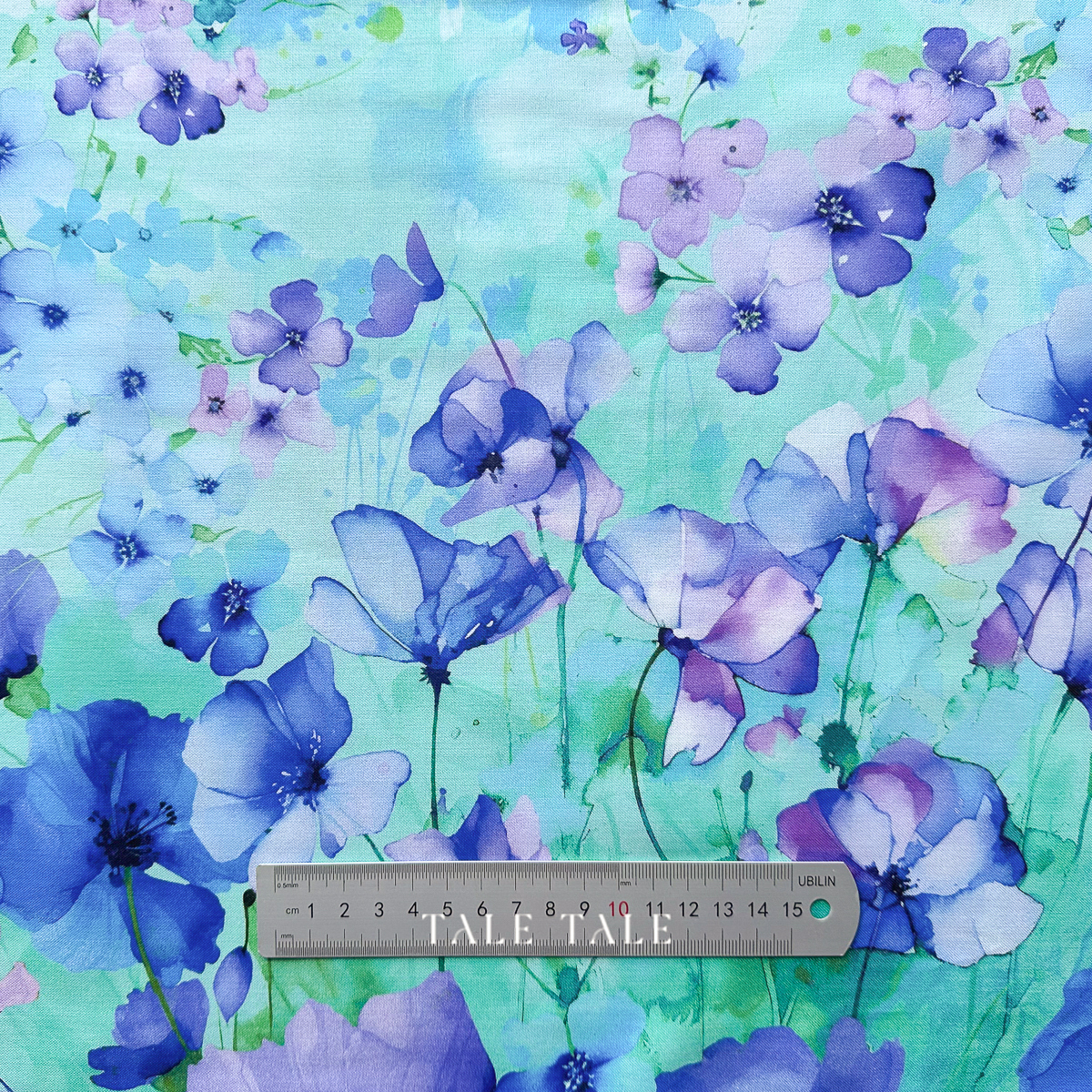 美國品牌棉布-水鄉浮艷(60公分一片)-PANEL-CD3580-MULTI-9