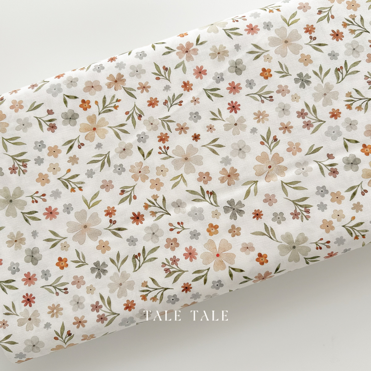 美國品牌棉布-沐花小雨-STELLA-DNS3316-WHITE-1