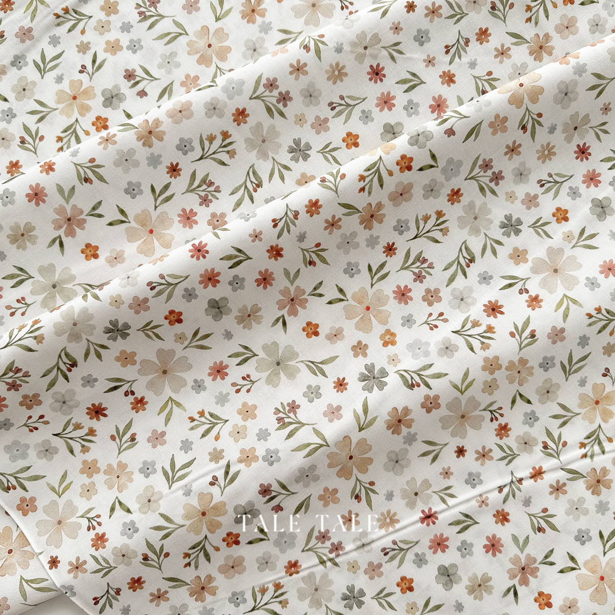 美國品牌棉布-沐花小雨-STELLA-DNS3316-WHITE-3