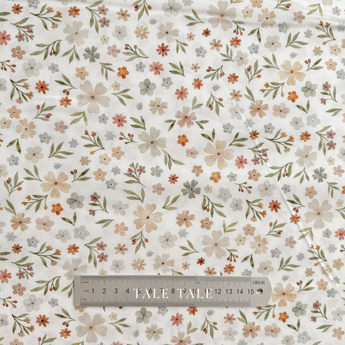 美國品牌棉布-沐花小雨-STELLA-DNS3316-WHITE-6