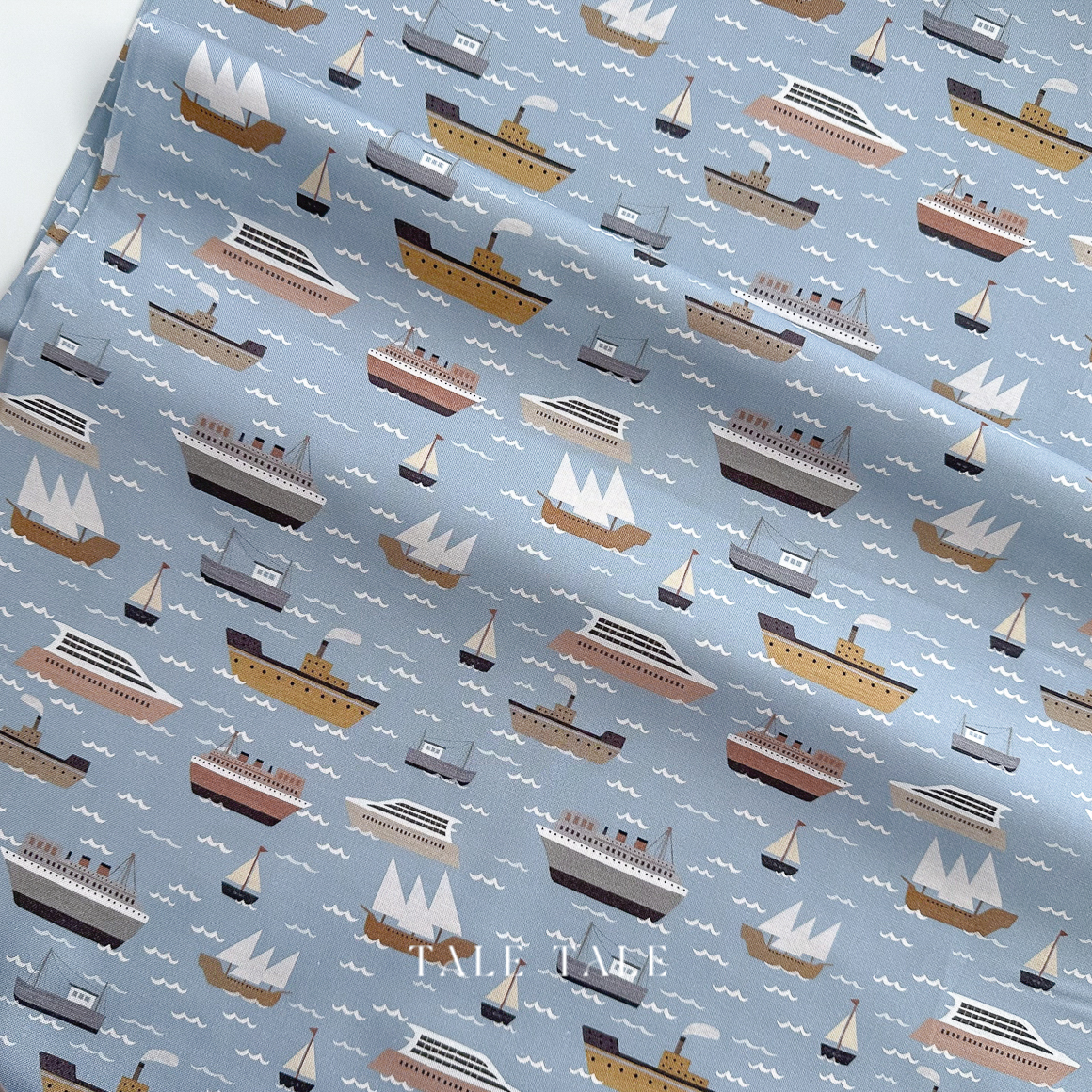 美國品牌棉布-大船入港-藍-STELLA-DLT3304-DUSK-5