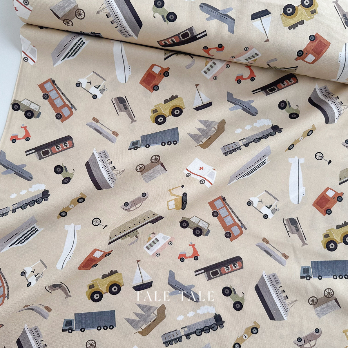 美國品牌棉布-海陸交通-土-STELLA-DLT3298-PRALINE-2