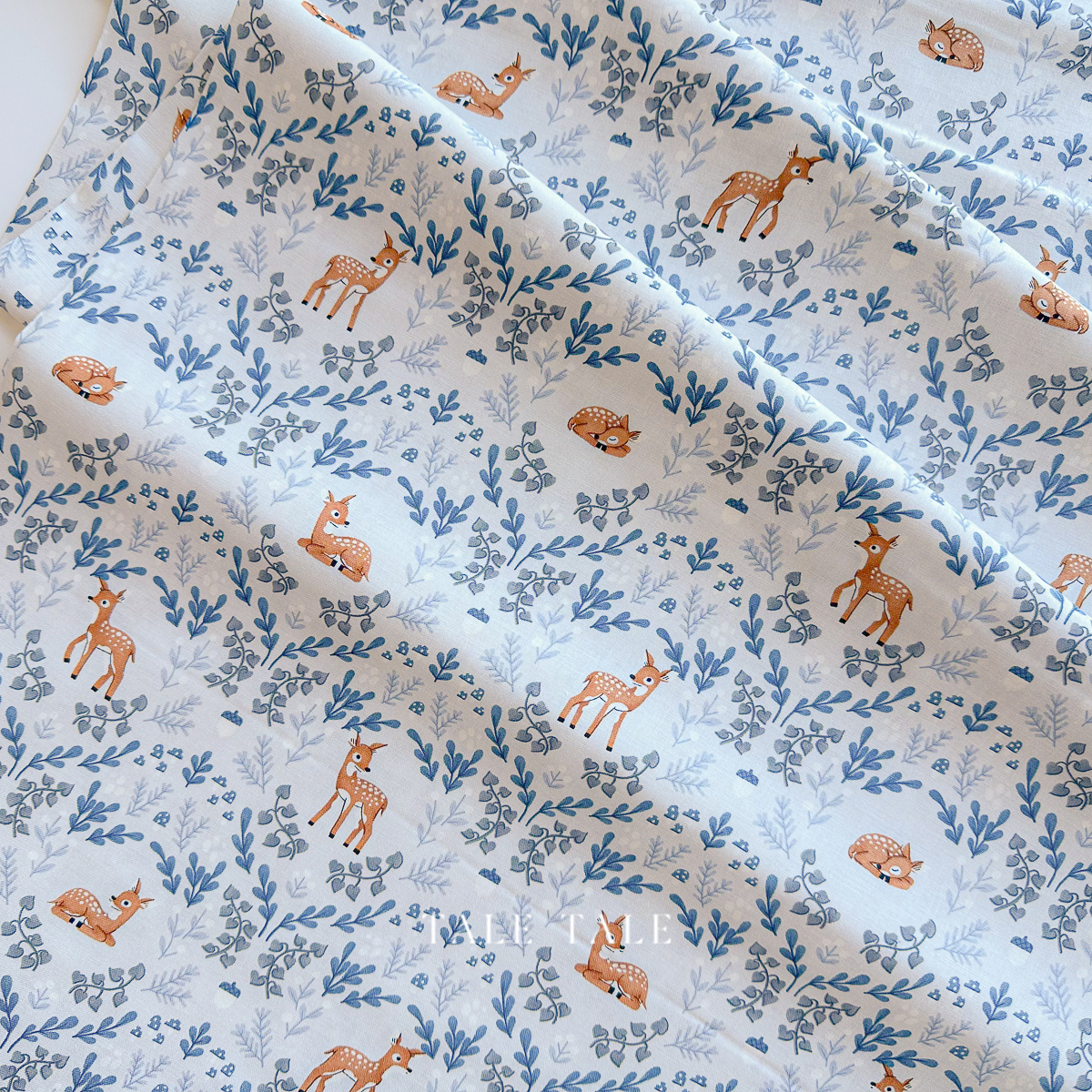 美國品牌棉布-小鹿花藤-冰藍-C15361-ICE-5