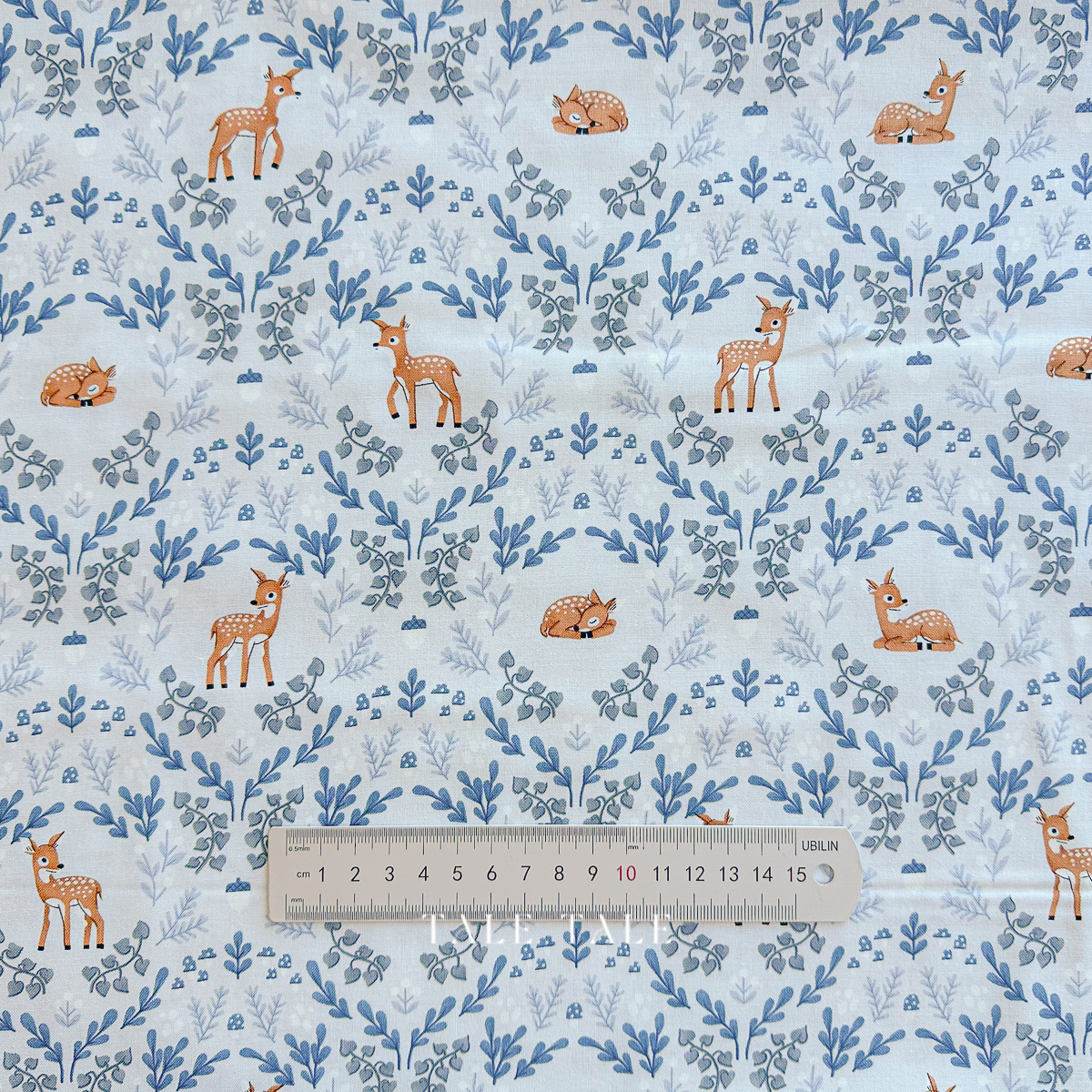 美國品牌棉布-小鹿花藤-冰藍-C15361-ICE-6