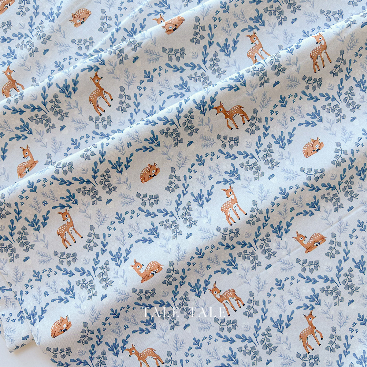 美國品牌棉布-小鹿花藤-冰藍-C15361-ICE-4