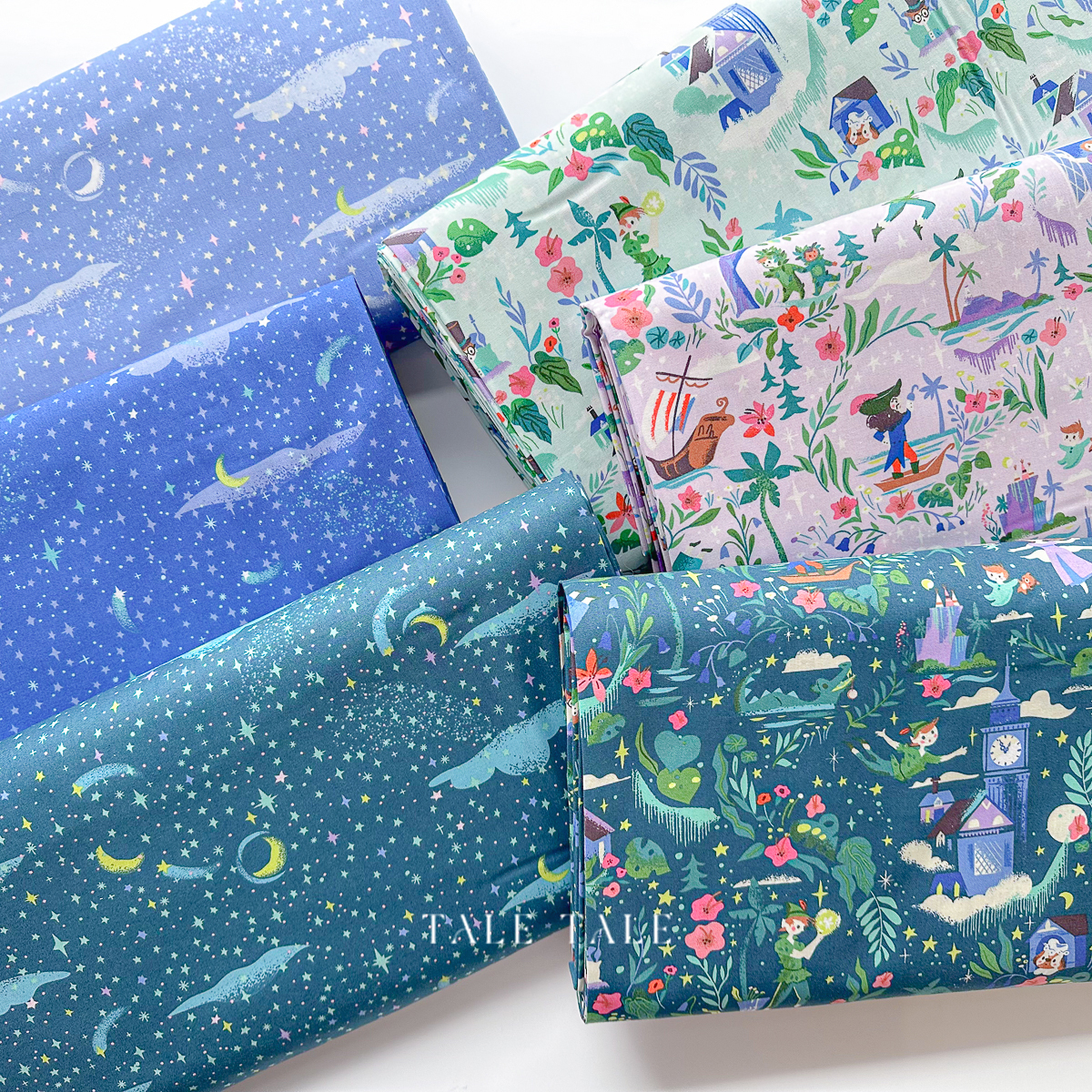 美國品牌棉布-午夜夢幻星空_夢幻島約定-DM-12