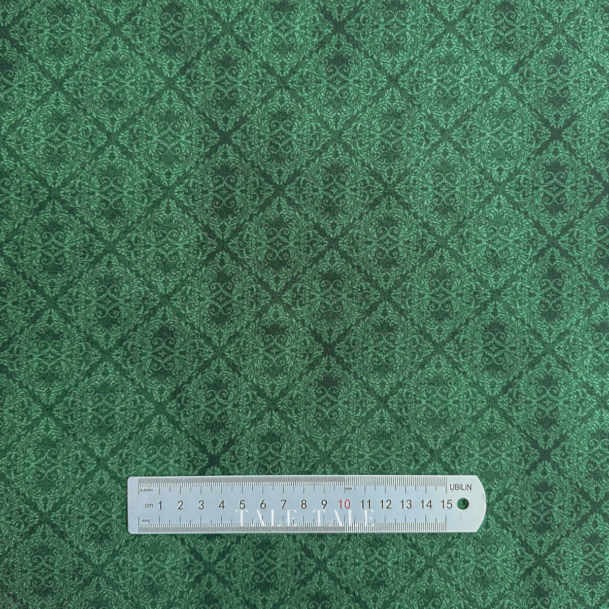 美國品牌棉布-陳舊菱紋-綠-30097-777-6