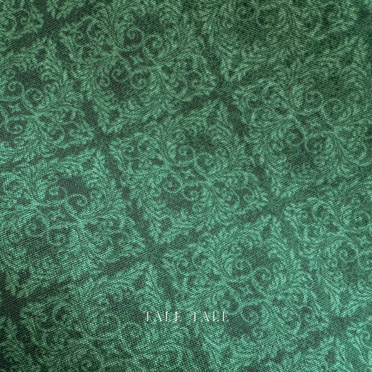 美國品牌棉布-陳舊菱紋-綠-30097-777-7