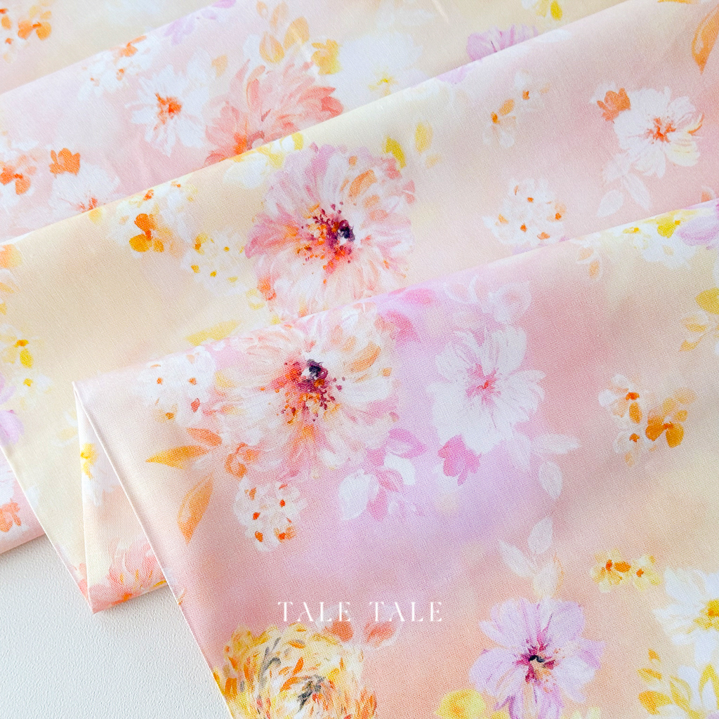 美國品牌棉布-晶瑩語夏-橘粉-029-PPET5312-MU-$210半碼-5