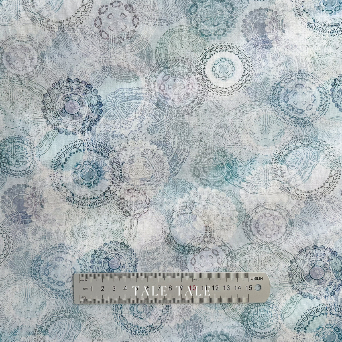 美國品牌棉布-寧花蕾絲-水藍-SRKD-23272-390-5