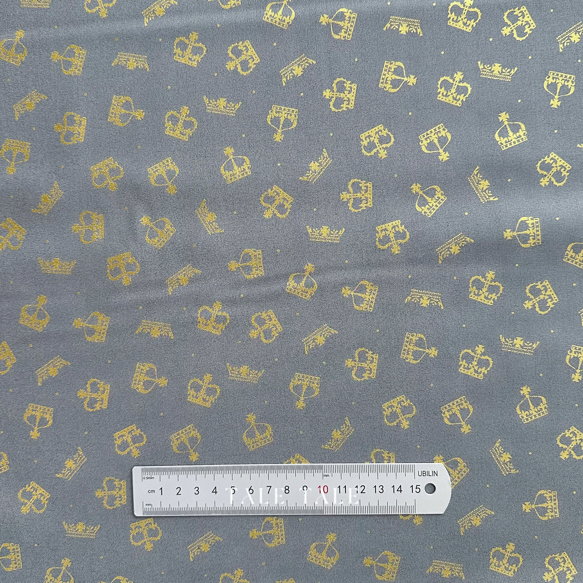 英國品牌燙金布-耀星之冠-灰-A762.1-1