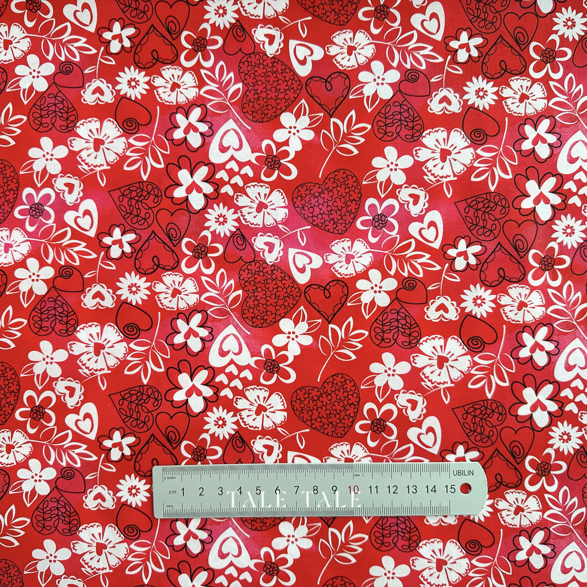 美國品牌棉布-編織愛戀-紅-Y4630-82-4