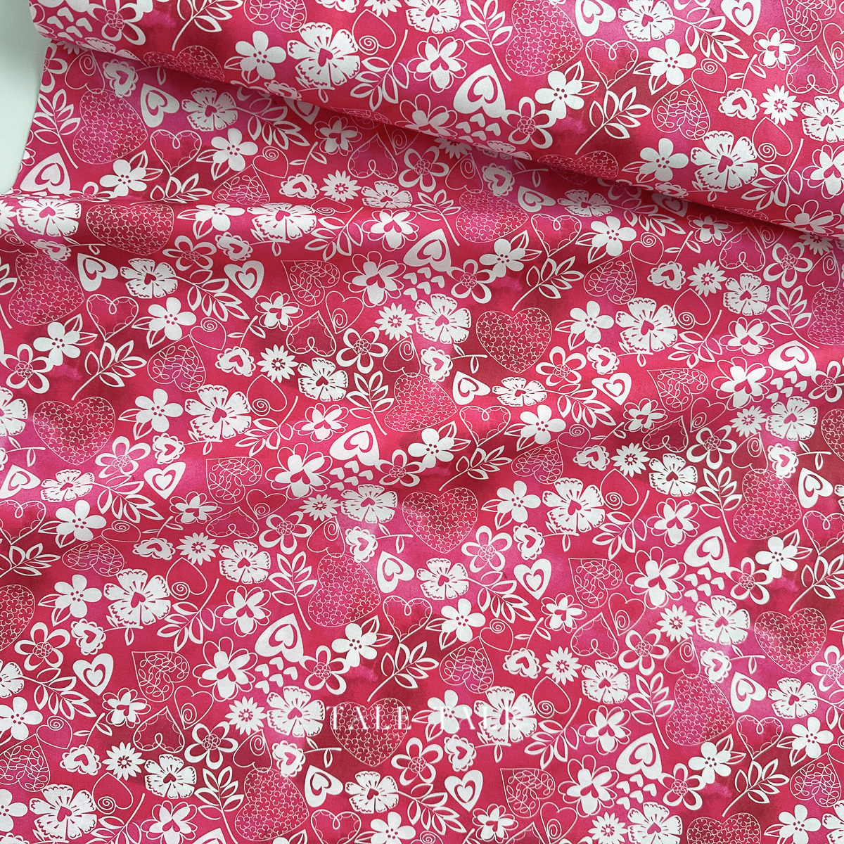 美國品牌棉布-編織愛戀-粉-Y4630-77-6