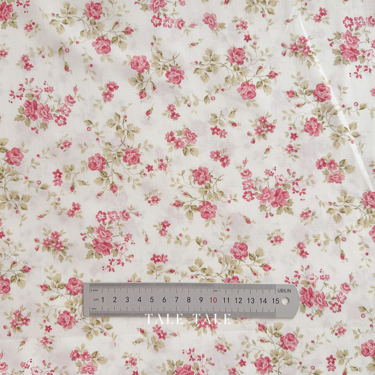 美國品牌棉布-飄花小語-米-Y4614-2-4