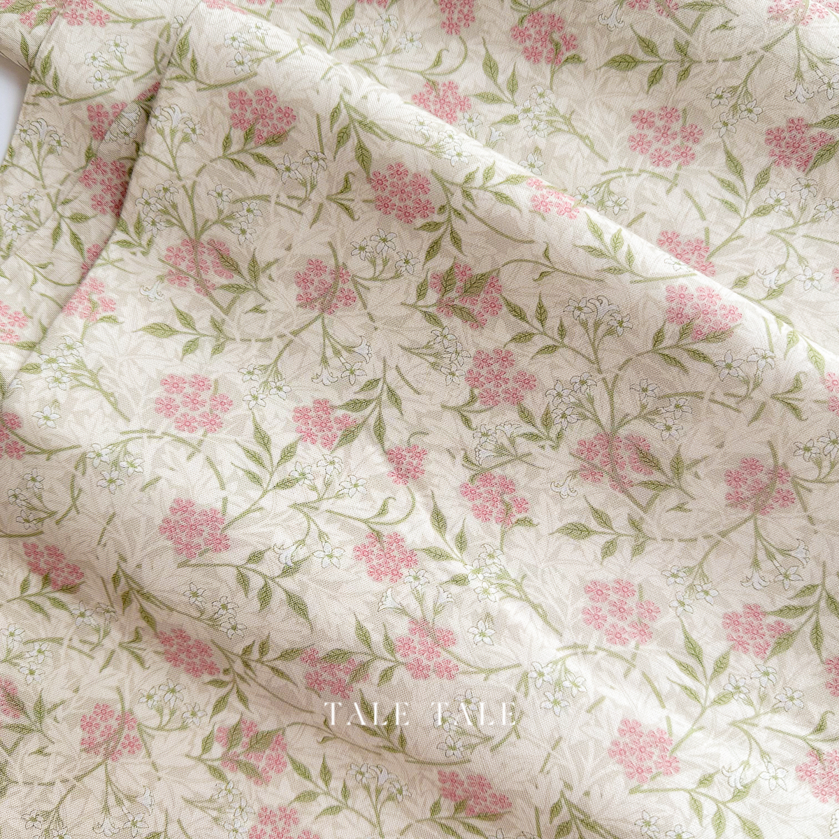 美國品牌棉布-威廉莫里斯-茉莉花-腮紅粉-PWWM059-BLUSH-4