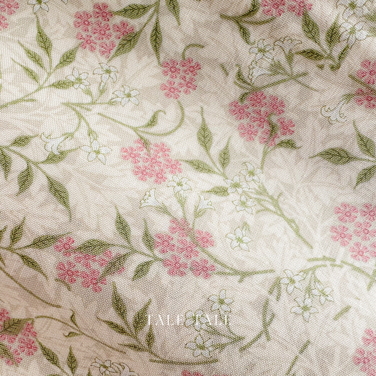 美國品牌棉布-威廉莫里斯-茉莉花-腮紅粉-PWWM059-BLUSH-3