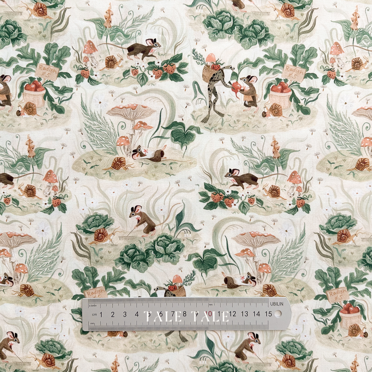 美國品牌棉布-小鼠的鄉村生活-ST-DRR3256VANILLA-6