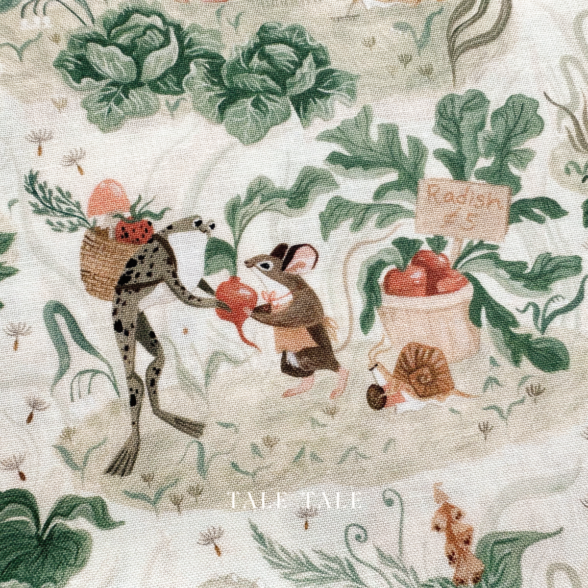 美國品牌棉布-小鼠的鄉村生活-ST-DRR3256VANILLA-5