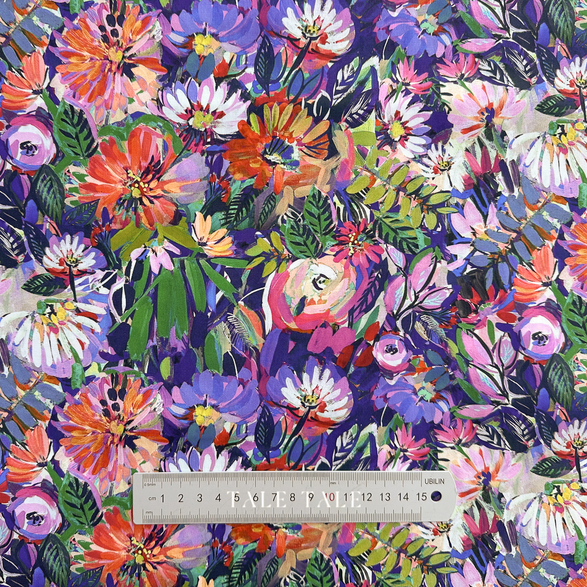 美國品牌棉布-晚霞嘉年華-紫-Y4596-27-6