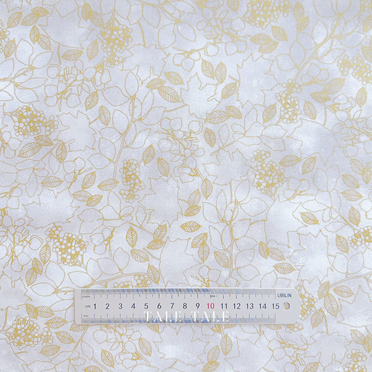 美國品牌燙金布-金線葉-米-AWHDM-22967-155-4