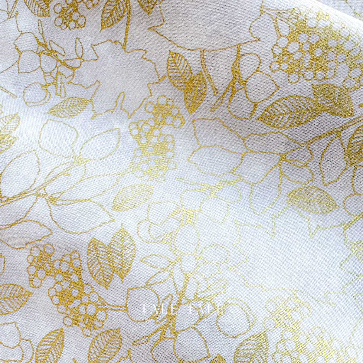 美國品牌燙金布-金線葉-米-AWHDM-22967-155-3