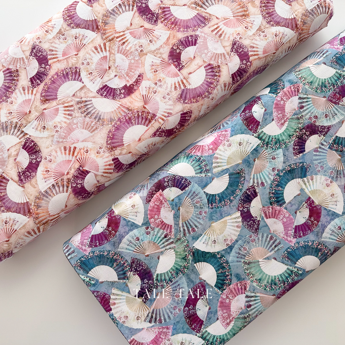 D美國品牌棉布-古典舞扇-DM-1