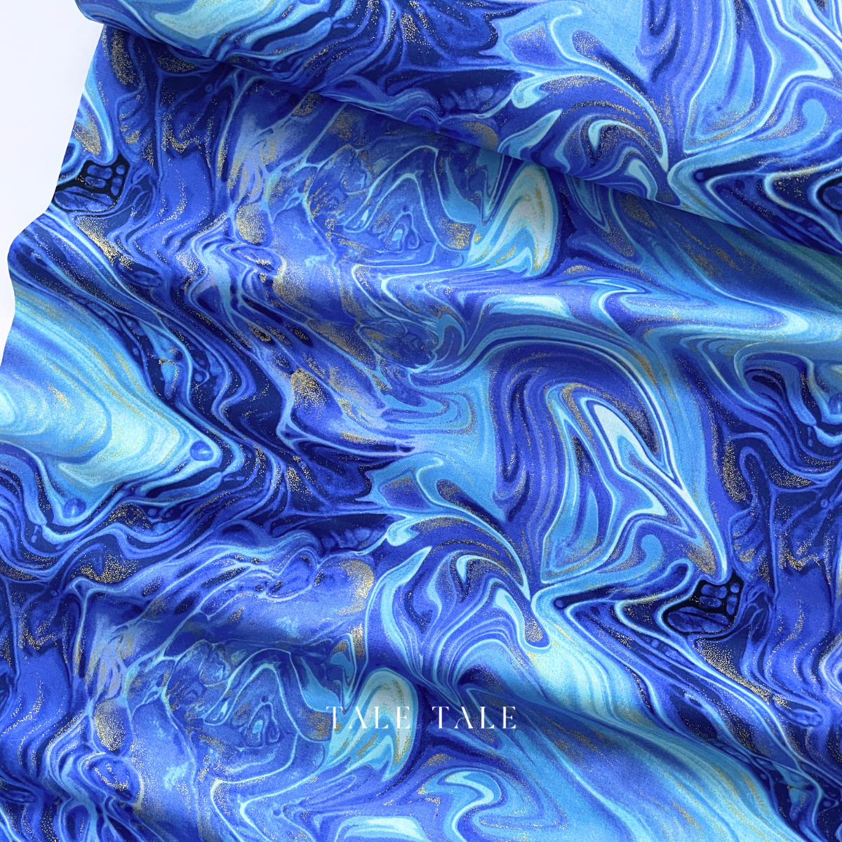 美國品牌燙金布-藍晶淚海-ESCAPADE-CM3798-NAVY-3