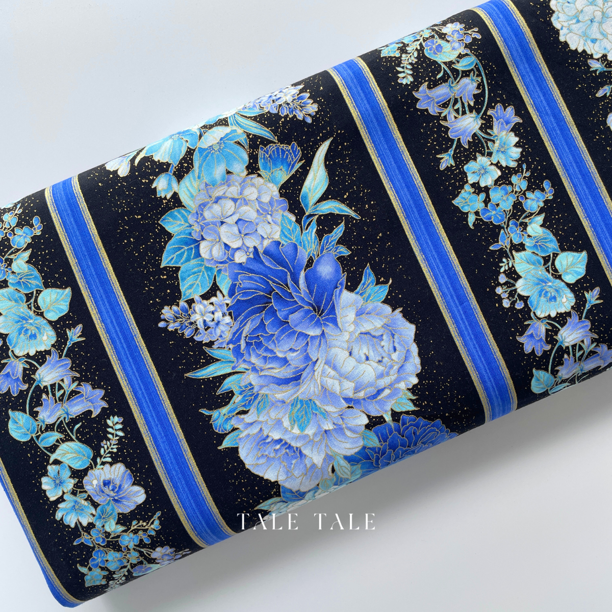 美國品牌燙金布-慕雪墜華-邊條-ESCAPADE-CM3792-BLACK-3