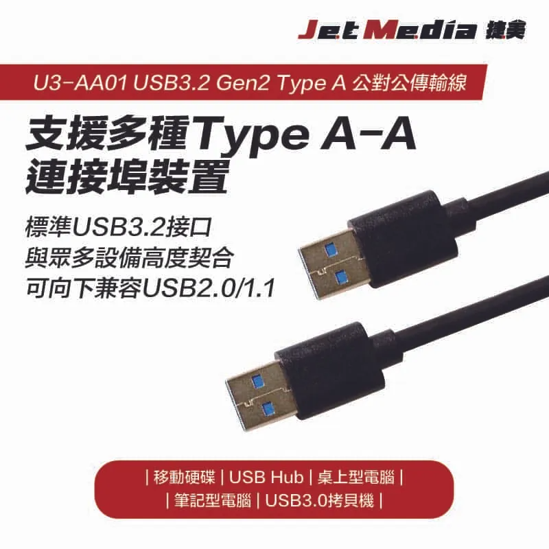 USB3.1 Gen2 A-A 公對公傳輸線繁中詳情頁-4