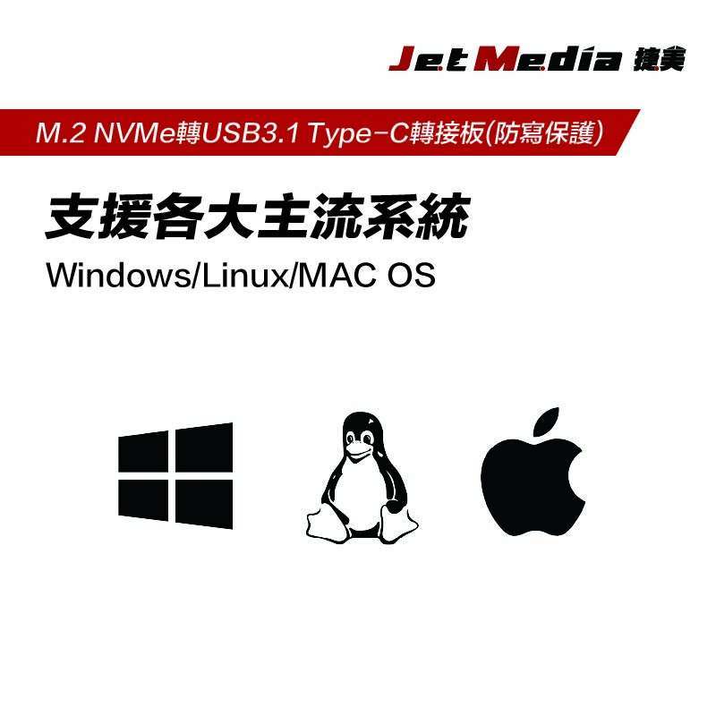防寫M.2 NVMe 轉USB3.1 Type-C轉接板 詳情頁-4