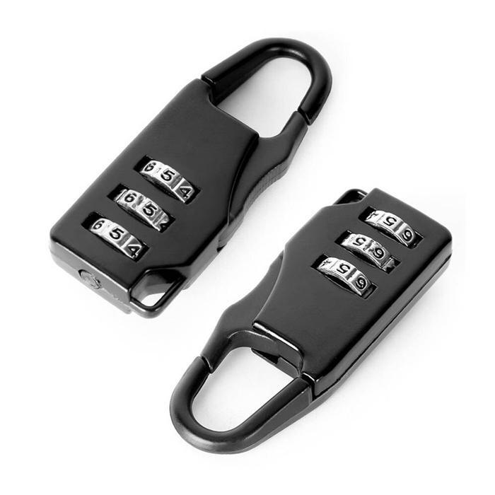 S Digit Password Zipper Case Bag Travel Luggage Lock Padlock TR030