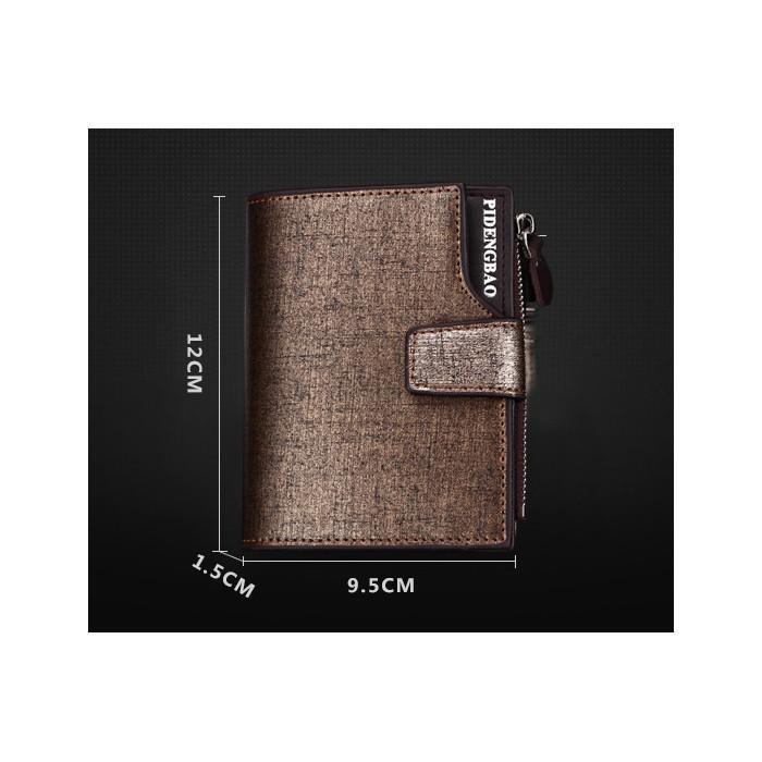S Leather Men Wallet Leather Zip Wallet WL 064