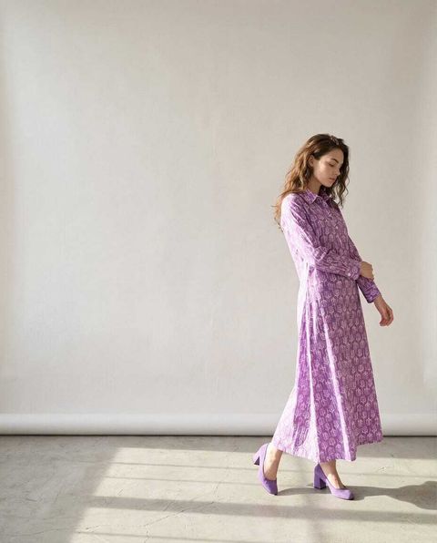 A-line Collar Purple 2