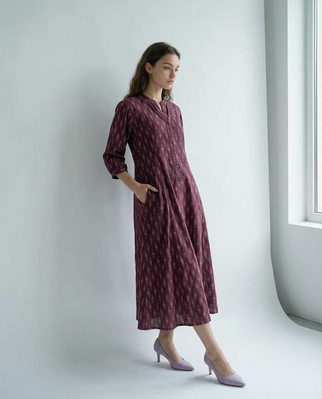 A-line Nayo Maroon 9