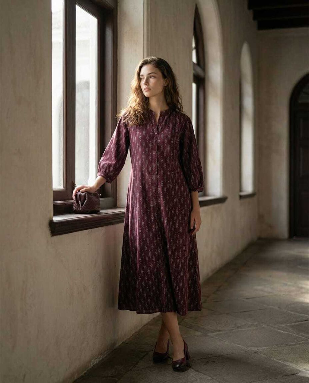 A-line Nayo Maroon 8
